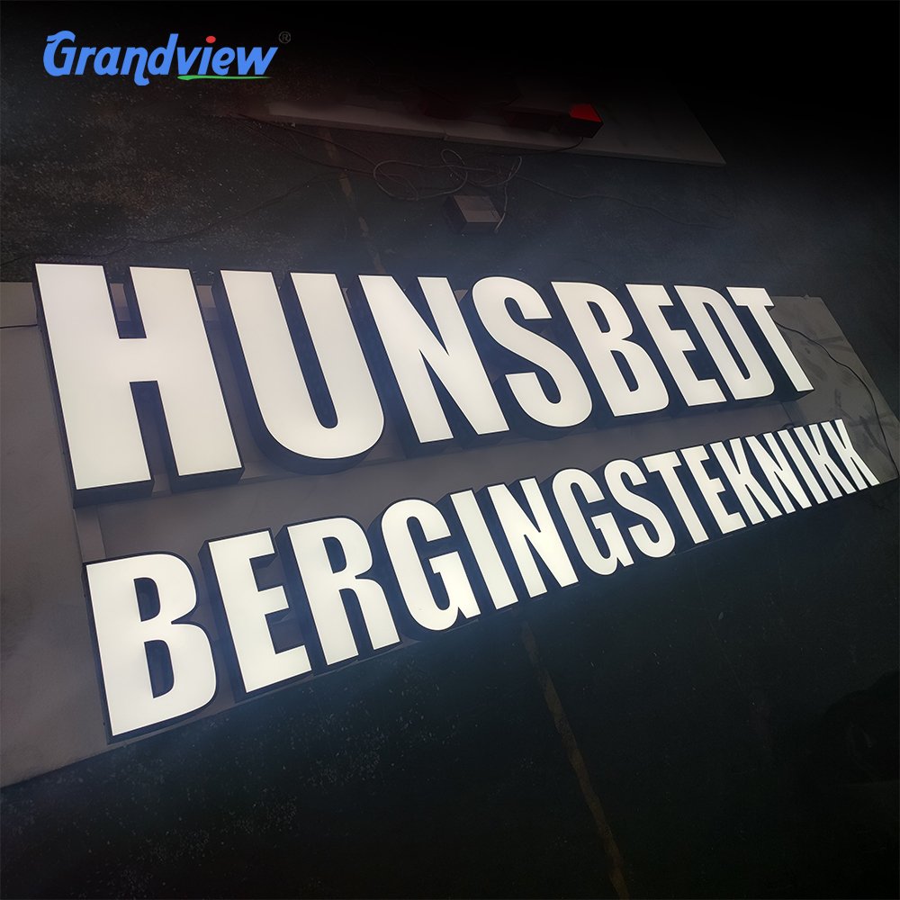 Custom Made Outdoor High Brightness Light Led Channel Letter Signage 3d Acrylic Led Sign for Smoke Shop