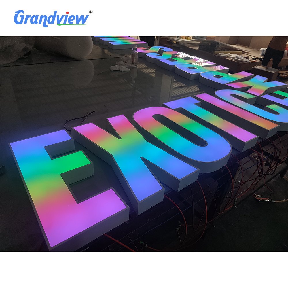 Custom Made Outdoor High Brightness Light Led Channel Letter Signage 3d Acrylic Led Sign for Smoke Shop