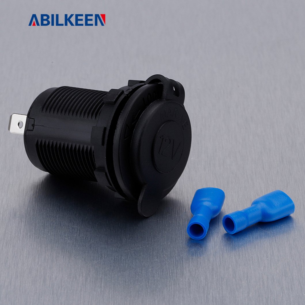 AIBEIKEN Waterproof USB Socket 12Volt Outlet Socket Electronic Cigarette Lighter
