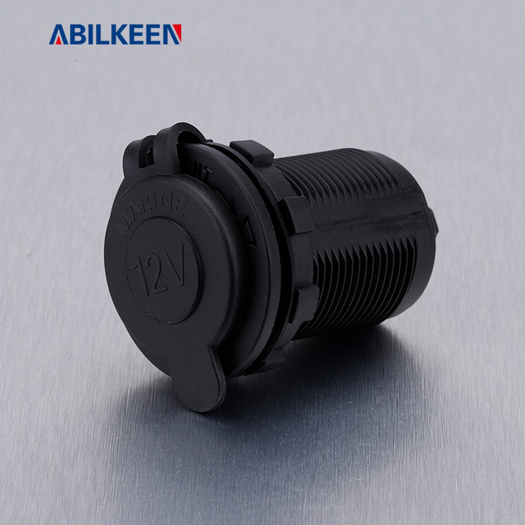 AIBEIKEN Waterproof USB Socket 12Volt Outlet Socket Electronic Cigarette Lighter