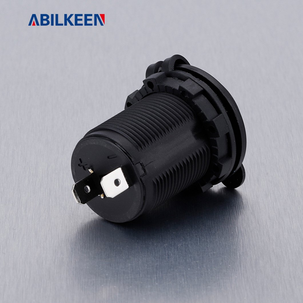 AIBEIKEN Waterproof USB Socket 12Volt Outlet Socket Electronic Cigarette Lighter