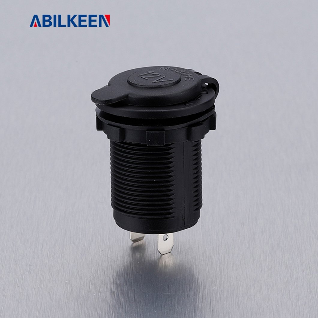AIBEIKEN Waterproof USB Socket 12Volt Outlet Socket Electronic Cigarette Lighter