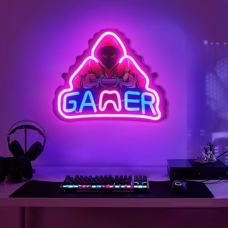 Fast Delivery Wall Decor UV Print Led Electronic Signs Logo Custom Night Lights NO MOQ Dropshipping Neon Sign