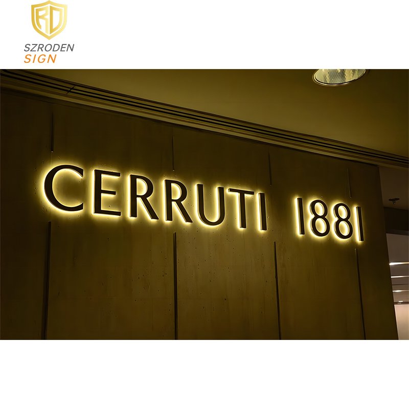 3D Words in Led Custom Logo Sign Backlit Led Channel Letter Sign Custom Mantel Letter Signage