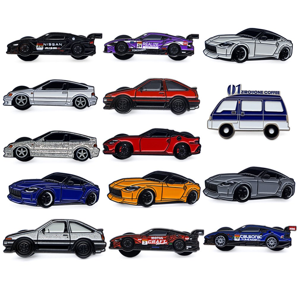 Fashion Design Souvenir Gifts Art Collection Zinc Alloy Metal Badge Custom Logo Enamel Pins Car Lapel Pin