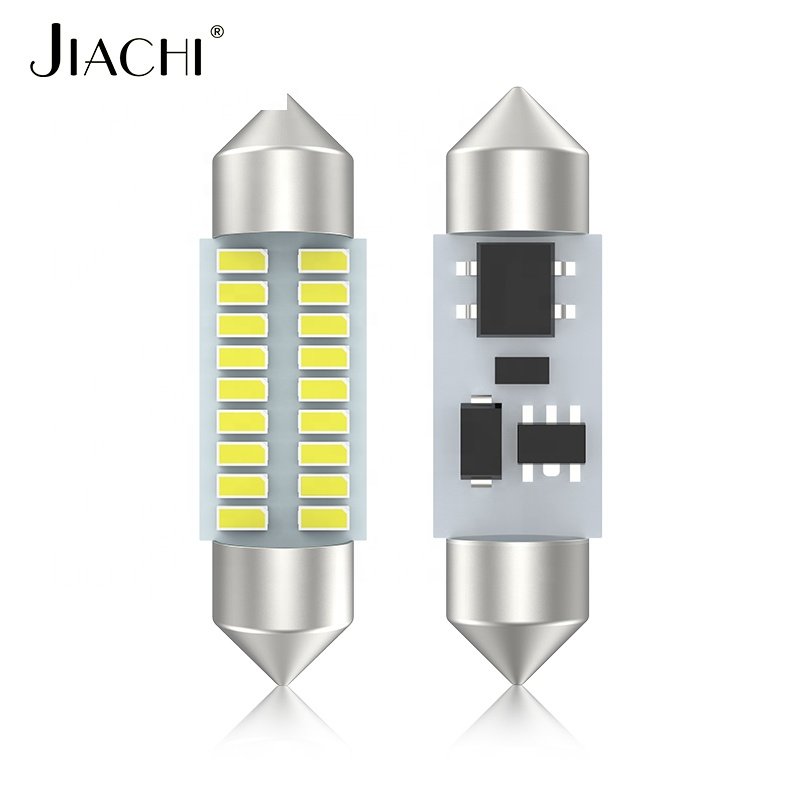 JIACHI Professional Manufacture C10W C5W LED Festoon 36mm 41mm 42mm for Car Bulb Interior Reading Light 18 SMD 3014 Cool White