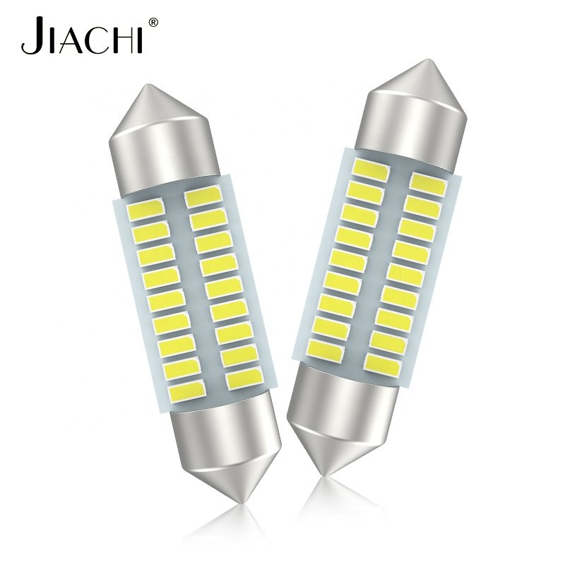 JIACHI Professional Manufacture C10W C5W LED Festoon 36mm 41mm 42mm for Car Bulb Interior Reading Light 18 SMD 3014 Cool White