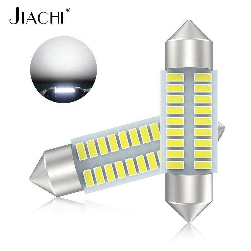 JIACHI Professional Manufacture C10W C5W LED Festoon 36mm 41mm 42mm for Car Bulb Interior Reading Light 18 SMD 3014 Cool White
