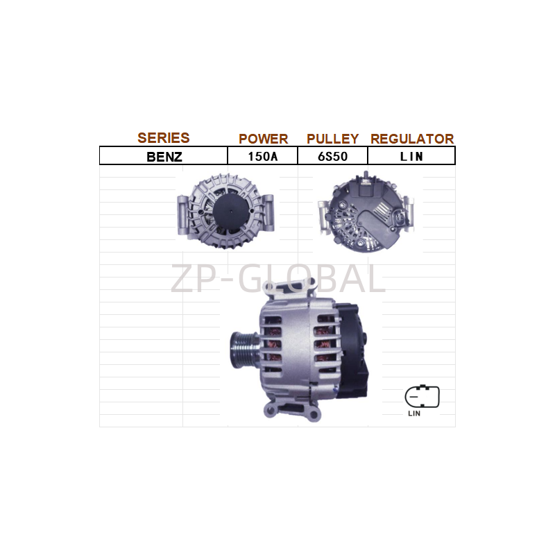 Alternator Rc Car Alternator A0141541102 for Mercedes Benz E220/250
