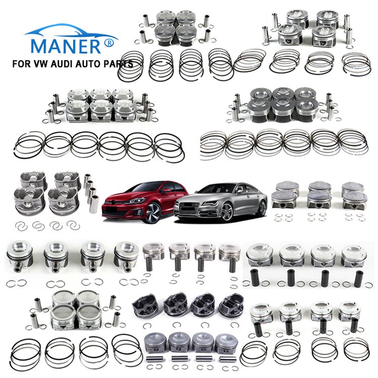 MANER 038107301A 03G198151/A/B/D Auto Engine Pistons Ring Kit 81.01mm for VW GOLF JETTA BEETLE AUDI A1 A3 TT