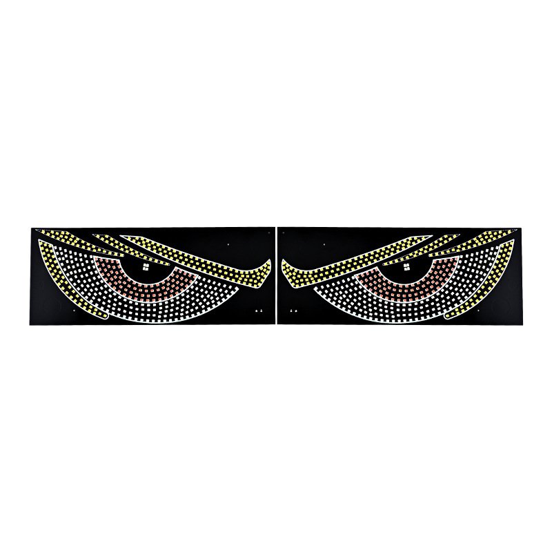 New Window Windshield Decorative Light USB Car Led Devil Eye Demon Eye Display Panel Truck Bus LED matrix Panel