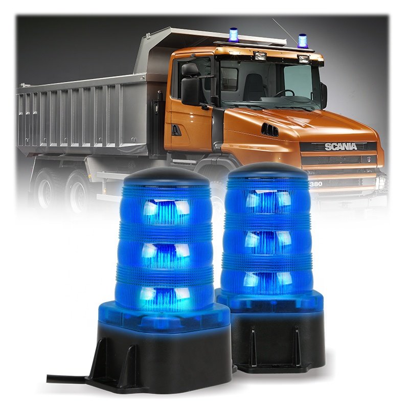 Led Safety Light for Forklift Blue Red Amber Flashing Led Car Truck Side Flash Light Led Strobe Warning Lights