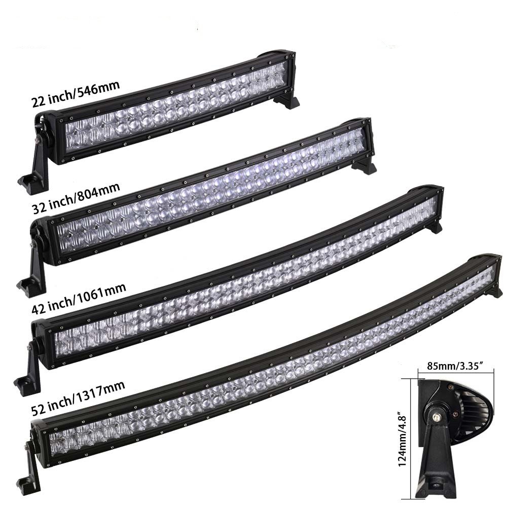 Dahua Auto Parts Off Road 51W Led Work Light for Trucks 12V IP68 Spot/ Flood Red Black Work Light Led