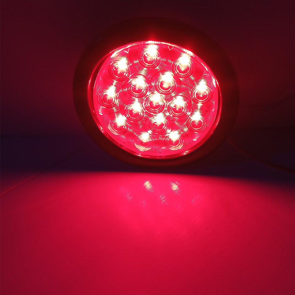 4" Round Truck LED Lamp for Stop/Parking/Turn Signals/Tail Light for Heavy Duty Truck/Tractor/Car/Bus