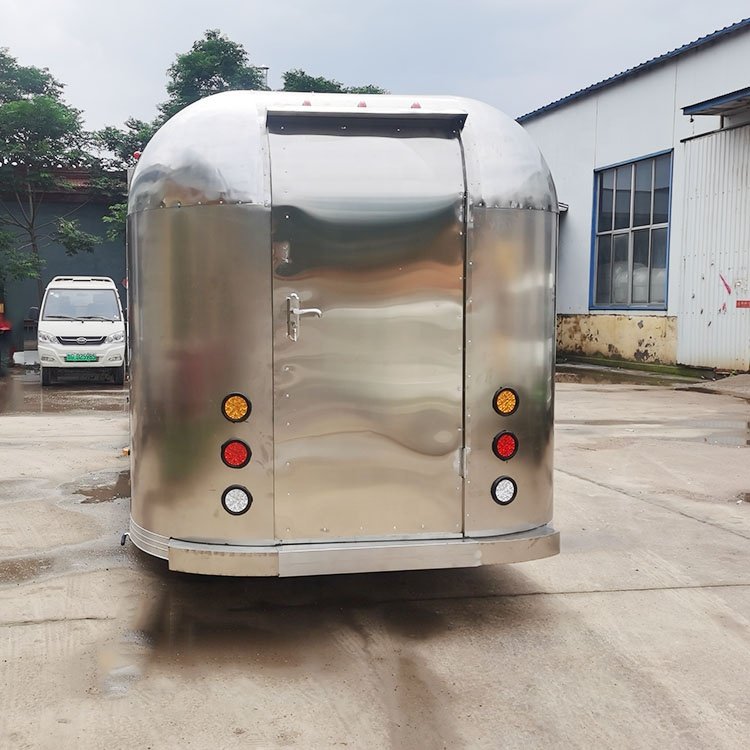 Moden Street Fast Food Truck Full Kitchen Hot Dog BBQ Cart Food Trailer Taco Mobile Kitchen Airstream Food Trailer for Sale