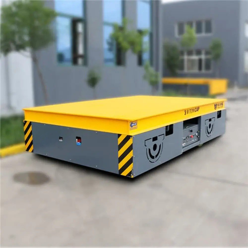 Warehouse 10T Electric Transfer Car with Lithium Battery for Materials