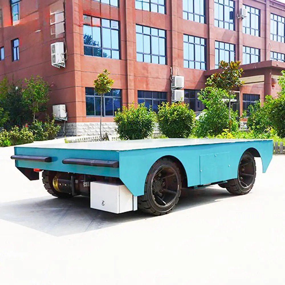 Warehouse 10T Electric Transfer Car with Lithium Battery for Materials