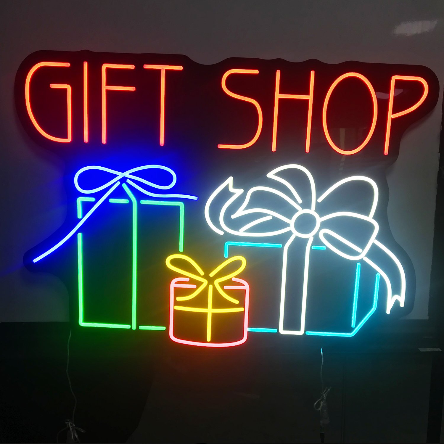 Custom Windows LED Signs LOGO Smoke Shop Led Signs Custom Clear Acrylic Led Neon Light Neons Sign Separate Neon Strip Light