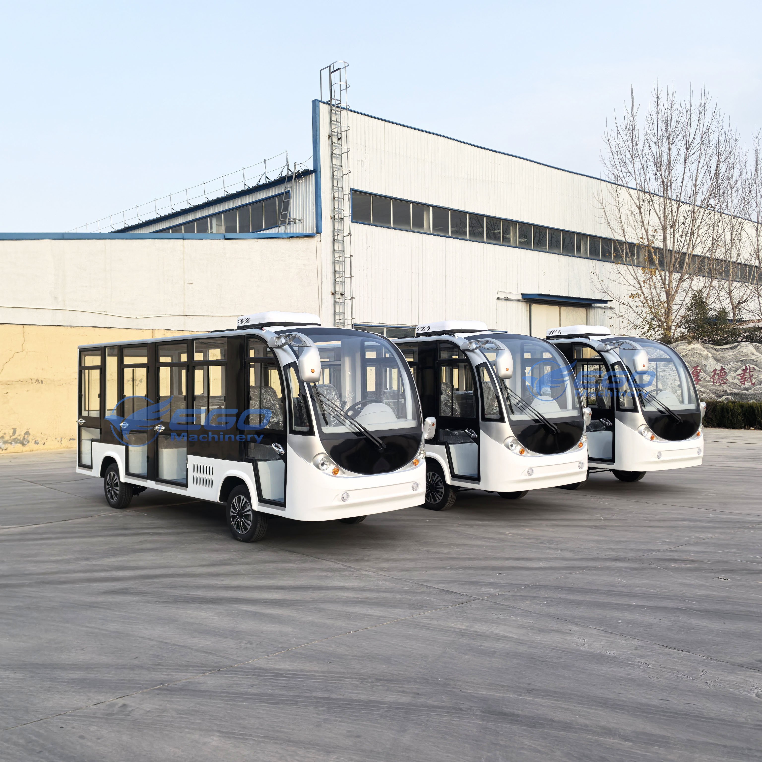 11/14/17 Seater Gasoline Engine Sightseeing Tour Car/14 Seats Shuttle Bus with Petrol Power Electric Sightseeing Bus