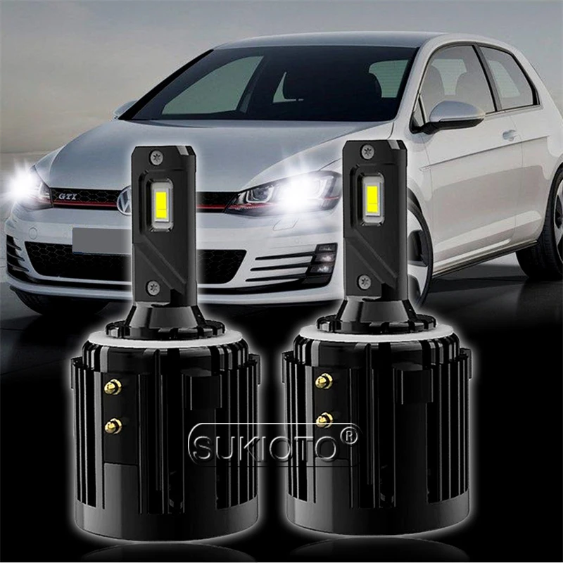 JAPAN SUKIOTO GENUINE H7 Led Headlight Canbus Bulb 72W 6000K G2 Low Beam Light for VW Golf 7 MK7 Golf 6 MK6 Touran Tiguan Passat