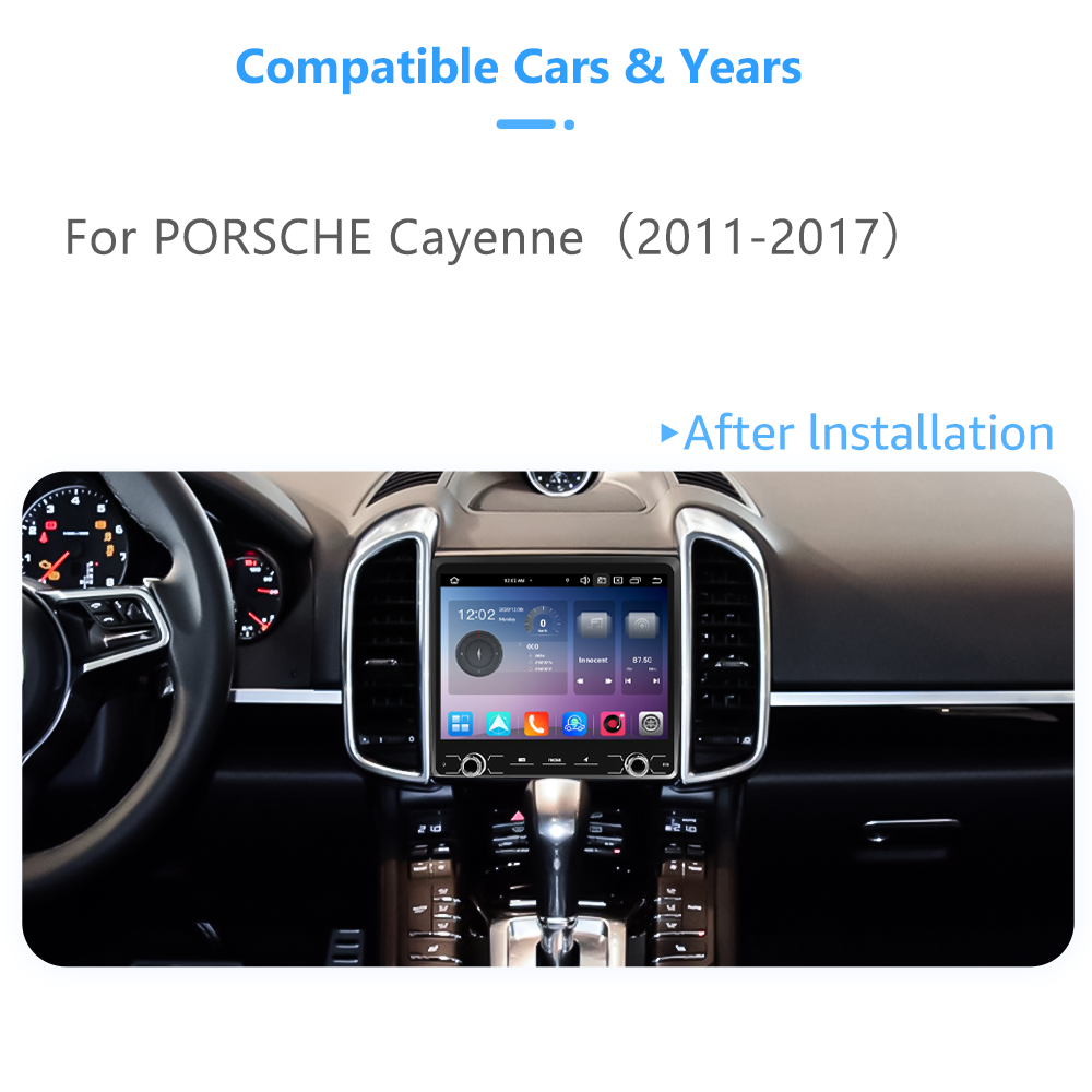 8.4"7862 Android12.0 4G+64G DSP CarPlay Auto 4G Radio GPS TPMS DAB+ Car Multimedia Stereo Player for PORSCHE CAYENNE 2010-2017