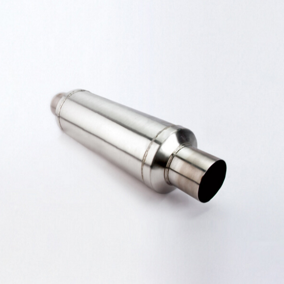 Oval Shape Exhaust Muffler Tail Pipe Top Quality Stainless Steel Silver Automotive Single Cylinder Diesel Engine Muffler