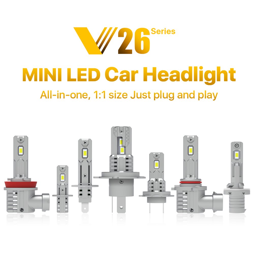Fanless Automotive Led Headlamp 9000lm H1 H3 H7 H18 H8 H11 9005 9006 80W Factory Sales High Quality Led Light Bulb