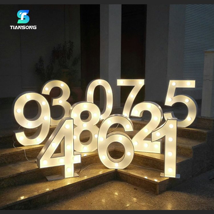 4ft Led OH BABY Marquee Letters Light up Number Sign for Wedding Decor Custom Marquee Led Sign