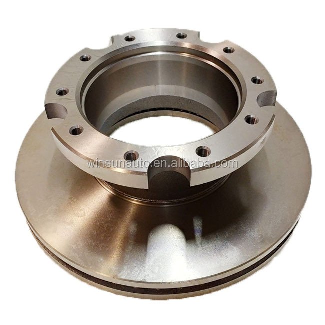 Carbon Casting Heavy Duty Truck Brake Rotor Semi Trailer Spare Parts Bus Brake Disc 517615K300 517615K301 for Hyundai / KIA