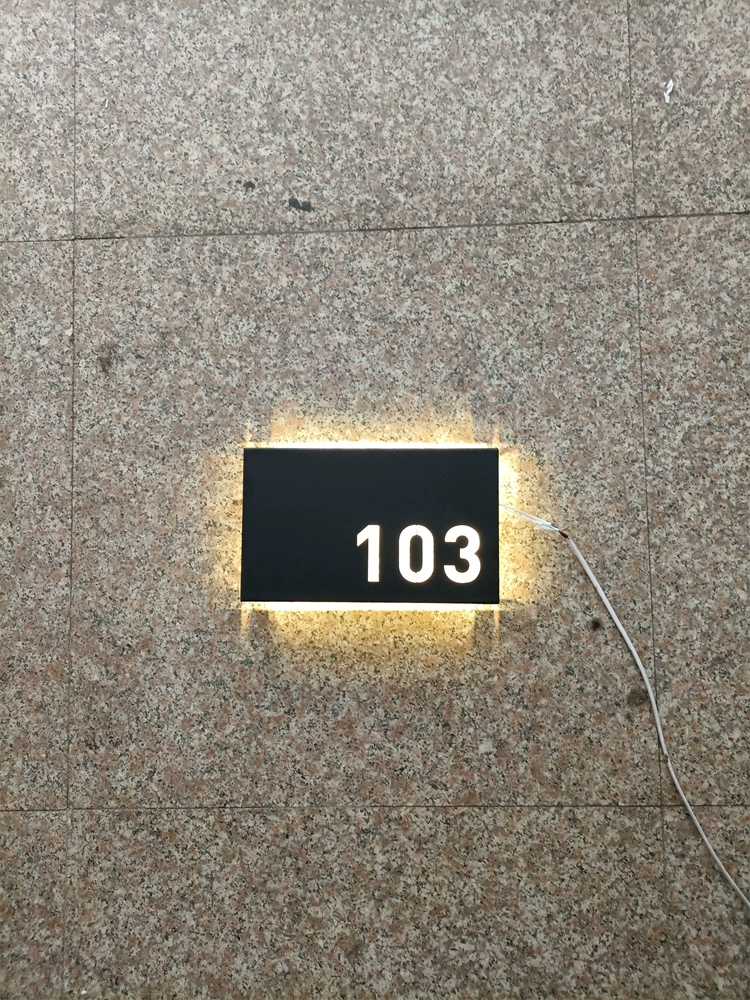 One-stop Service Custom Address Guide Directional Sign Building Floor Door Number Sign Wall Sign for Building Office Mall