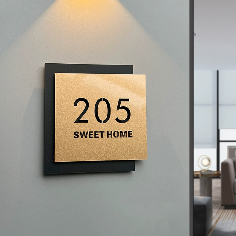 One-stop Service Custom Address Guide Directional Sign Building Floor Door Number Sign Wall Sign for Building Office Mall