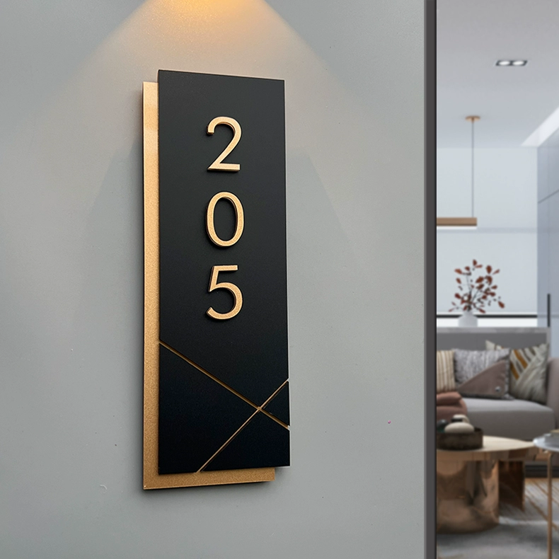 One-stop Service Custom Address Guide Directional Sign Building Floor Door Number Sign Wall Sign for Building Office Mall