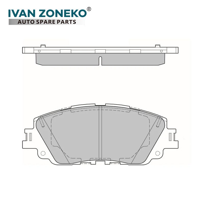 IVANZONEKO IVAN ZONEKO Auto Spare Parts Brake Pads for TOYOTA CAMRY 2018 OEM 04465-33480 0446533480 Front Brake Pads for Cars