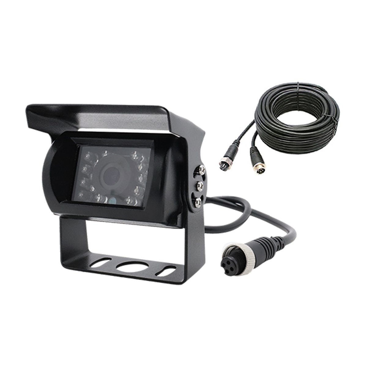 1080P AHD Truck Reversing Camera System with Infrared Night Vision Wide View Angle with 4 Pin Connector for RV Truck Trailer Bus