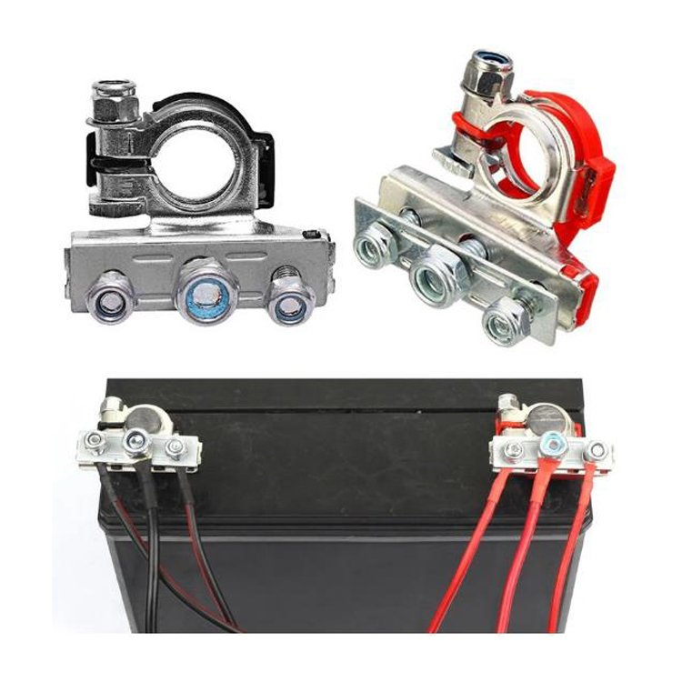 Hot 12V 24V Automotive Car Top Post Battery Terminals Wire Cable Clamp Terminal Connectors Car Accessories