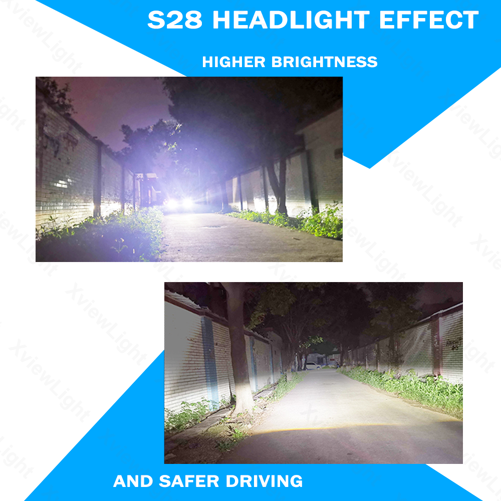 S28 150W-300W 55000Lm Three Copper Tube Led H1 H3 H4 H7 H11 Led Headlight Bulb 4575 CSP 6500k Hb3 9005 9006 9012 Car Led Light