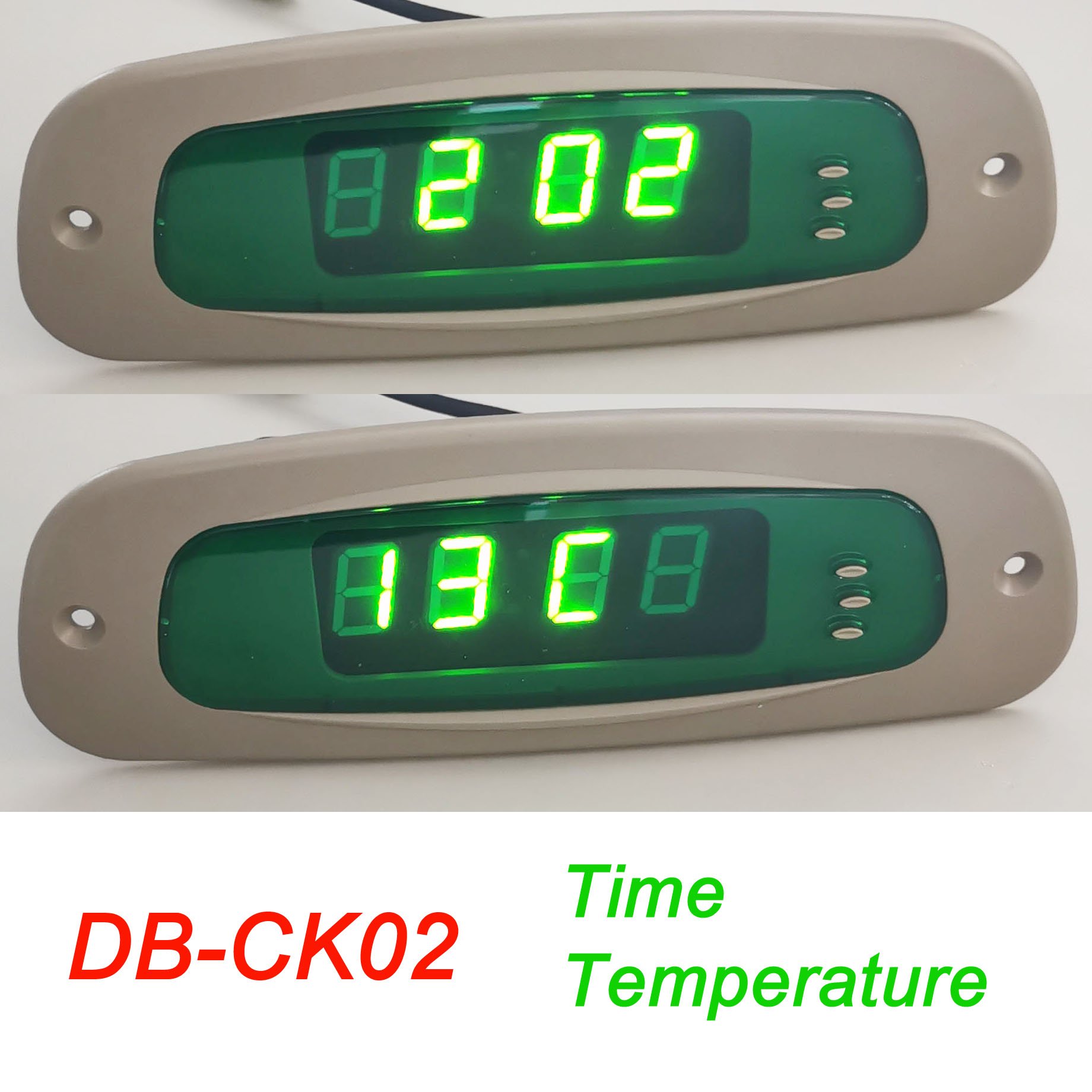 Bus Coach 12V 24V Interior Accessories Led Digital Electronic Display Clock for Volvo Benz Scania Bus