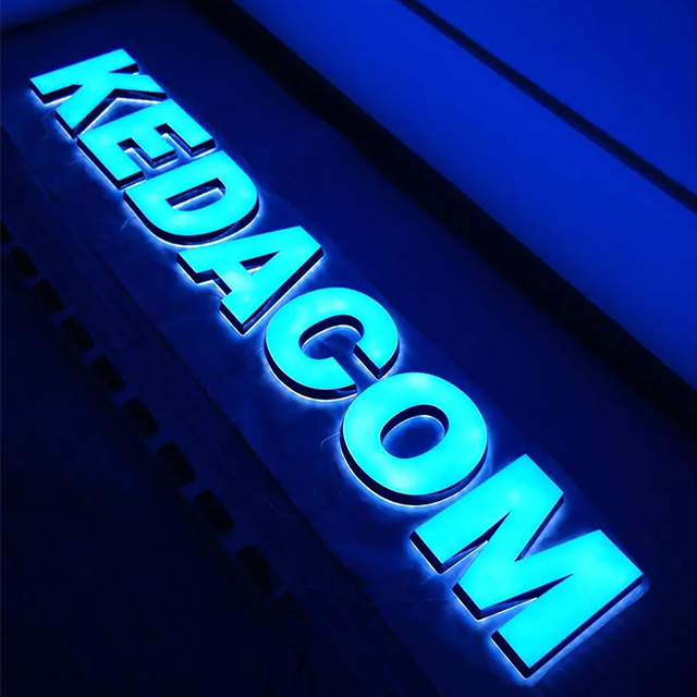 3D Backlit Letter Led Sign Custom Outdoor 3d logo Custom Sign Led Letter Light 3d Letters Led Backlit Sign 3d Signage