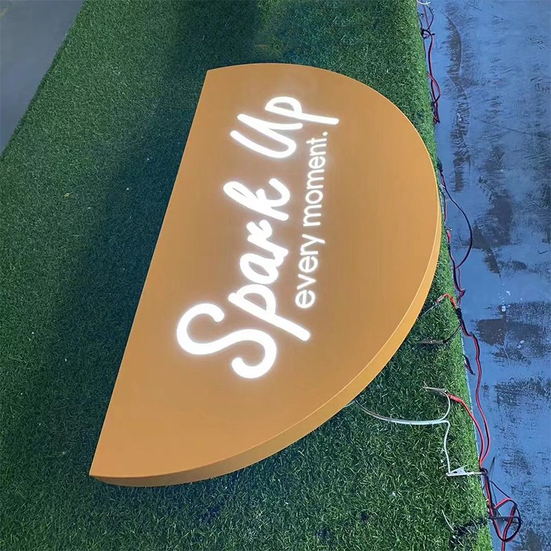 Outdoor Led Decor Advertising Backlit Letters 3d Channel Letter Lights Sign Acrylic Backlit Alphabet Lettering Signs
