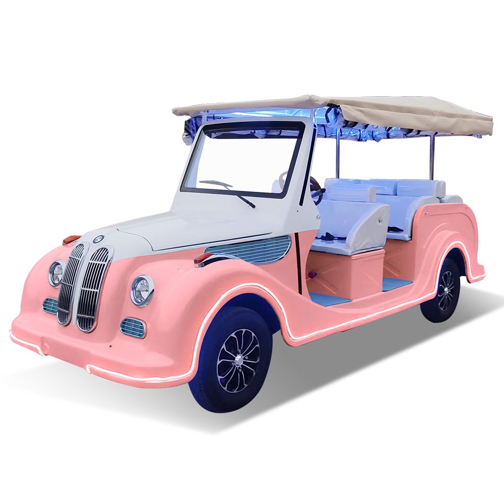 Pink Mini Luxury Cheap for Electric Classic Car Shuttle Electric Car Roadster