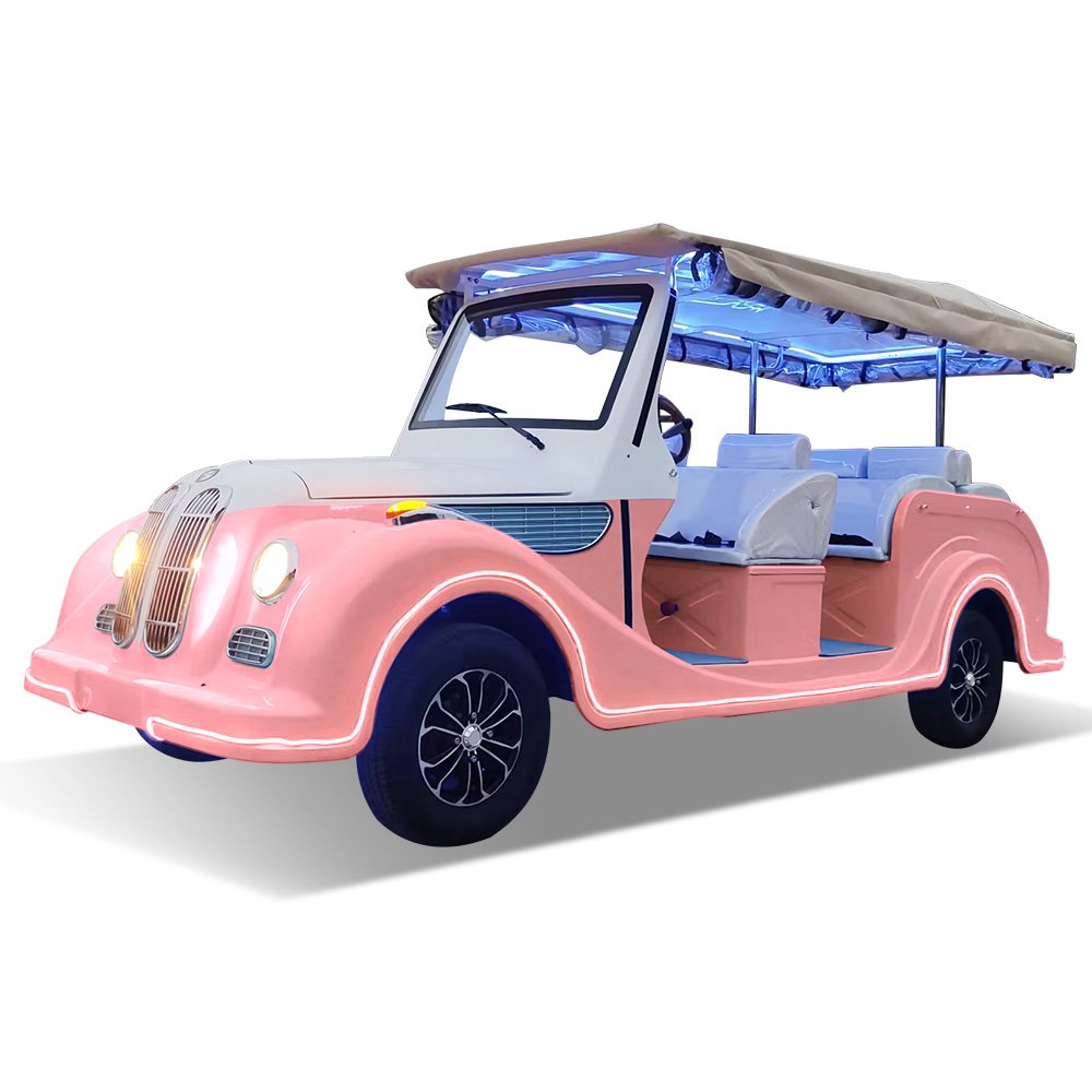 Pink Mini Luxury Cheap for Electric Classic Car Shuttle Electric Car Roadster