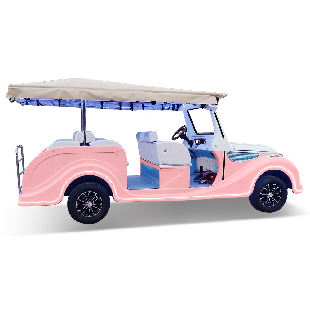 Pink Mini Luxury Cheap for Electric Classic Car Shuttle Electric Car Roadster