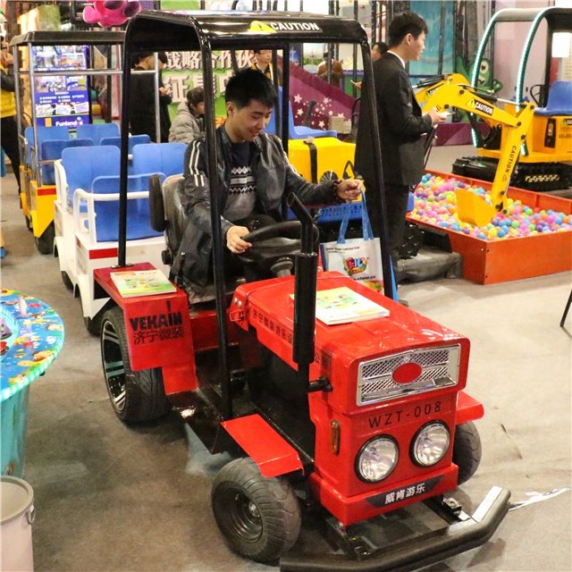 Amusement Park Rides Kids Electric Amusement Train With 12 Seats Mini Track Train Ride Sightseeing Car for Children Rides
