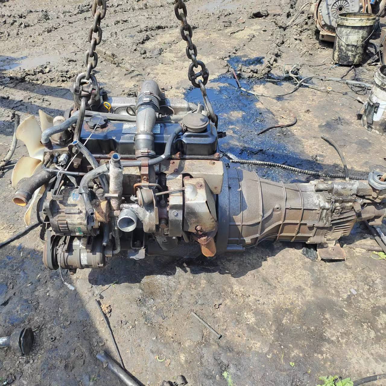 Original Japanese Motorcycle QD32 3.2L Used Auto diesel Engine Block Assembly for Ni Ssans Urvan Bus Elgrand Cabstar