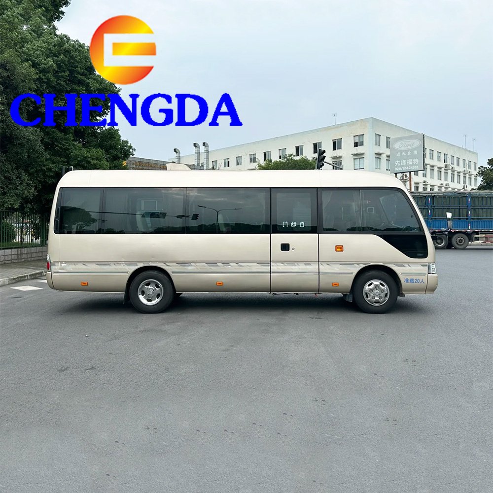Luxury Medium-sized Bus Diesel Petrol 19 20 30 Seater Used Bus Toyota Coaster for Business Travel