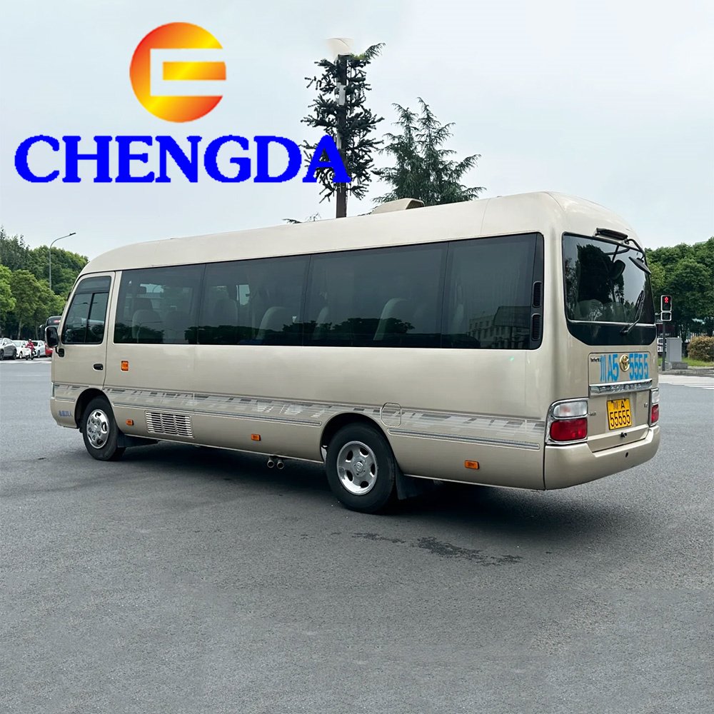 Luxury Medium-sized Bus Diesel Petrol 19 20 30 Seater Used Bus Toyota Coaster for Business Travel