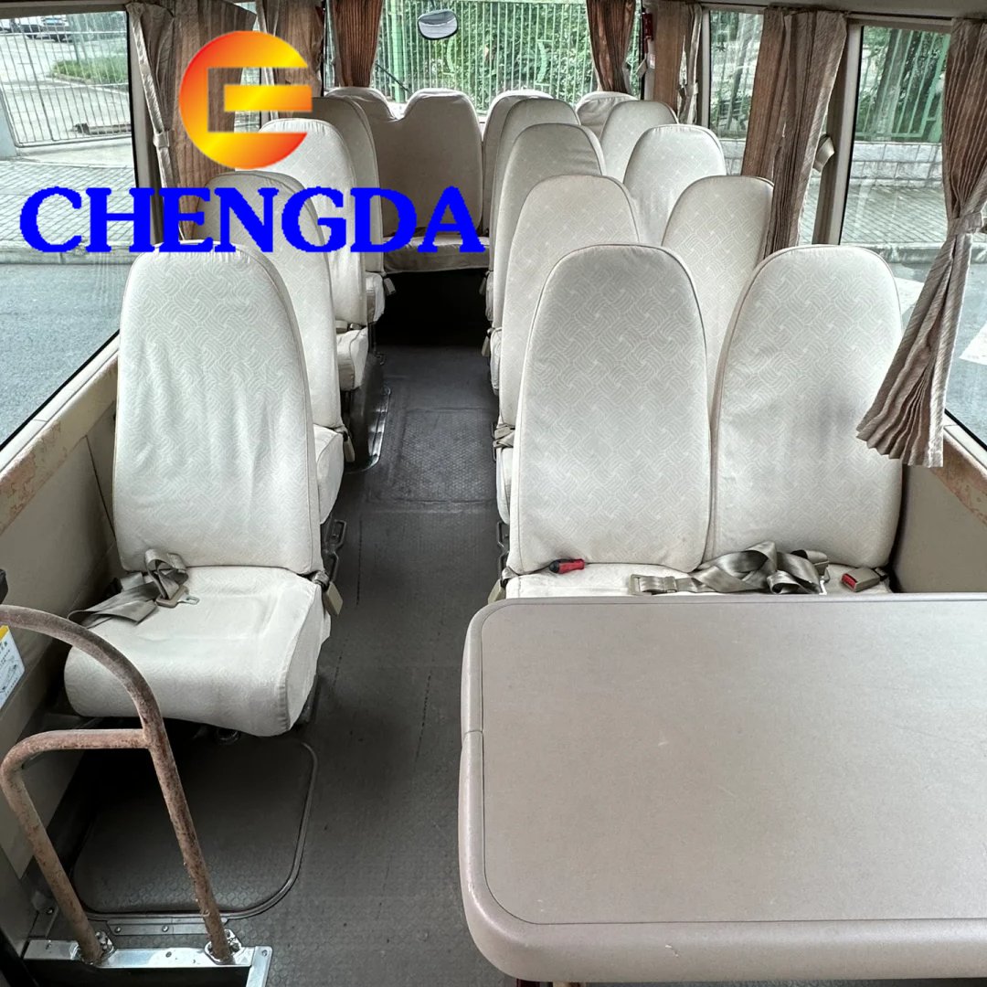 Luxury Medium-sized Bus Diesel Petrol 19 20 30 Seater Used Bus Toyota Coaster for Business Travel