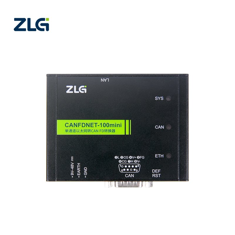 ZLG Car Ethernet to CAN FD Bus Analyzer High-performance Industrial RJ45 to CAN FD Data Converter CANFDNET Series