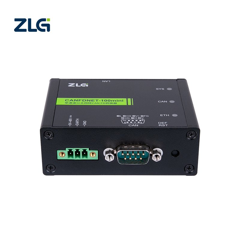 ZLG Car Ethernet to CAN FD Bus Analyzer High-performance Industrial RJ45 to CAN FD Data Converter CANFDNET Series
