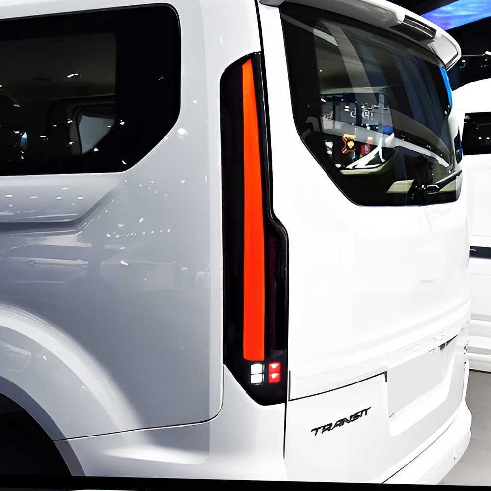 Car Taillights Assembly for Ford Tourneo Transit 2016-2022 LED Auto Rear Lamps Upgrade Dynamic Flashing Tail Light Accessories